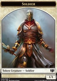 (image for) Soldier // Spirit Double-sided Token